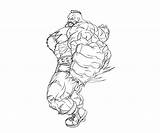 Zangief Fighter Street Action Coloring Pages sketch template