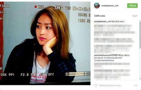 rambut pirang di anak jalanan natasha wilona dibilang mirip aktris korea kabar berita