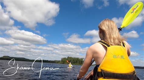 My Wife And Daughter Paddling With Me On Canada Day