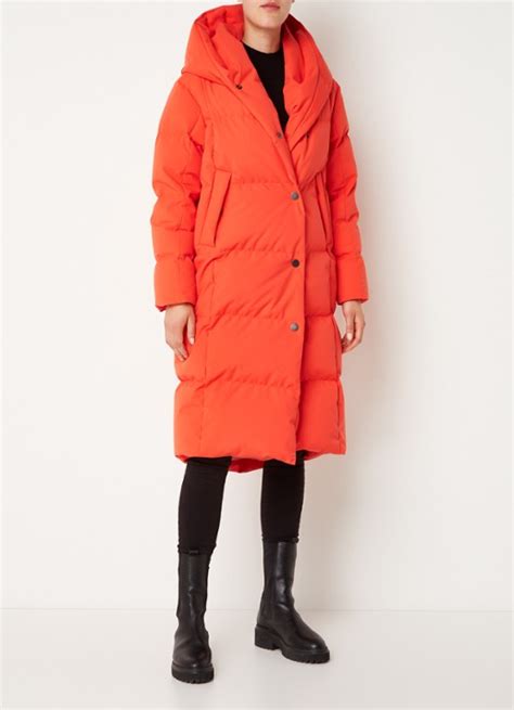 oranje winterjassen voor dames nieuwe collectie de bijenkorfbe