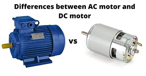 differences  ac motor  dc motor    easily     interview