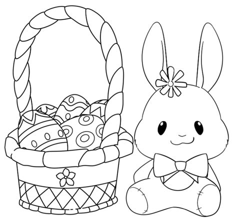 easter basket coloring pages freebie finding mom