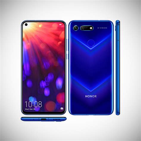 honor view  smartphone  hole punch display launches  europe  mp dual camera setup