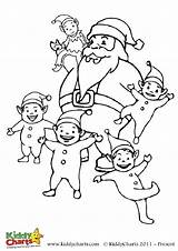 Santa Elf Colouring Little Christmas His Coloring Print Elves Pages Kids Printable Color Kiddycharts Printables Father Click Choose Board sketch template