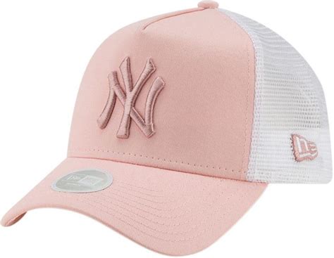 ny yankees womens  era league essential pink trucker cap lovemycap