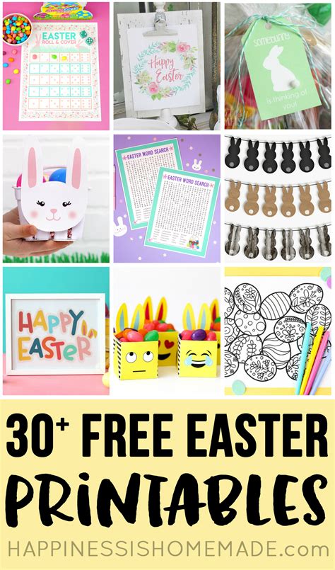 totally  easter printables happiness  homemade