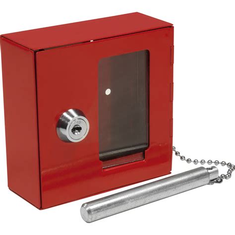 barska breakable emergency key box  hammer small ax