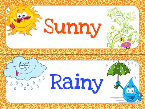 printable bad weather icons images weather symbols  kids