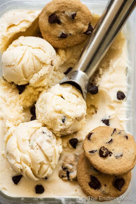 chocolate chip cookie dough ice cream  endless meal