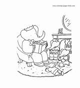Pages Cartoon Coloring Babar Printable Color Character Characters Sheets Kids Barbar Reading Found sketch template