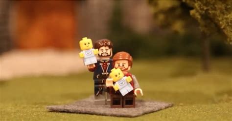 Same Sex Couple S Lego Pregnancy Announcement Video