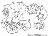 Malvorlage Meereswelt Malvorlagan Kinderbilder Unterwassertiere Titel sketch template