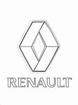 Renault Logo Pages Coloring Logos Print sketch template