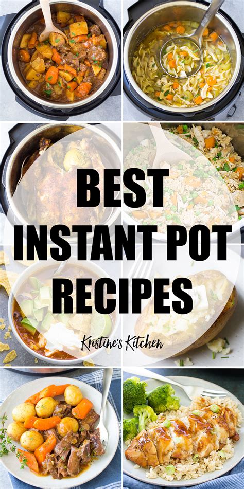 instant pot recipes easy dinner ideas