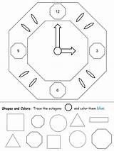 Octagon Preschoolers sketch template