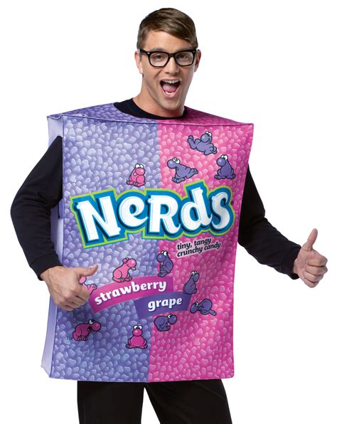 funny adult nerds candy box halloween costume