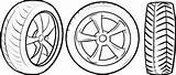 Tires Pneumatico Dragoart sketch template