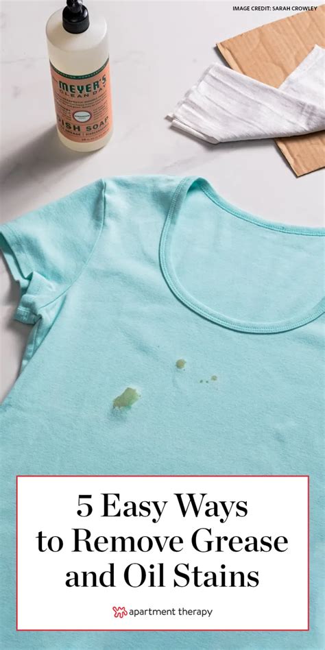 easy ways  remove grease  oil stains remove oil stains remove