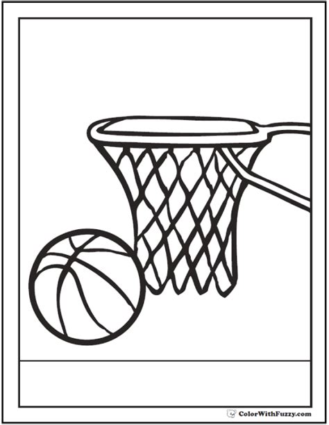 basketball coloring pages customize  print pdfs