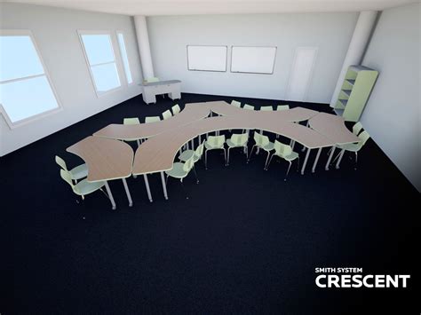uxl crescent table by smith system classroom layout