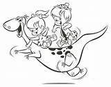 Coloring Bam Pages Pebbles Bambam Para Colorear Dibujos Bamm Flintstone Dino Cartoon Quotes Flintstones Los Cartoons Páginas Blanco Es Imprimir sketch template