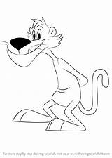 Puma Pete Looney Tunes Draw Drawing Step Tutorials Drawingtutorials101 Cartoon sketch template