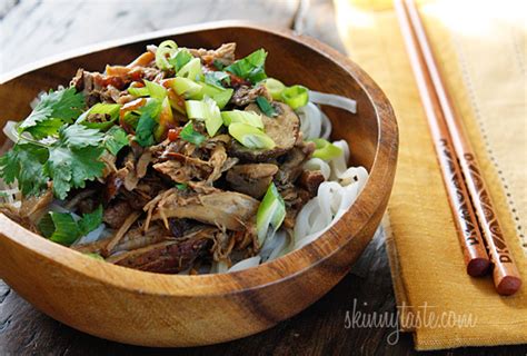 slow cooker asian pork with mushrooms from skinnytaste slow cooker or pressure cooker