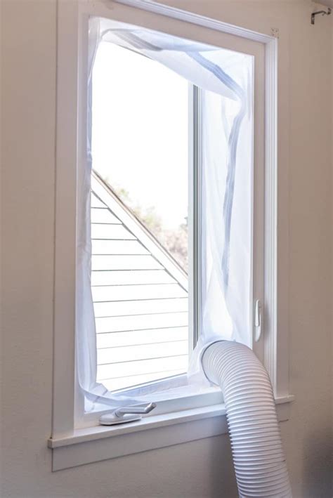 air conditioner casement window kit installing  portable ac   barely opening casement