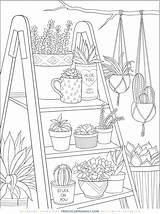 Coloring Plants Pages Colouring Adult Adults Printable Cute House Kids Book Sheets Au Books Choose Board Theorganisedhousewife sketch template