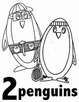 Penguin Preschool Steviedoodles sketch template