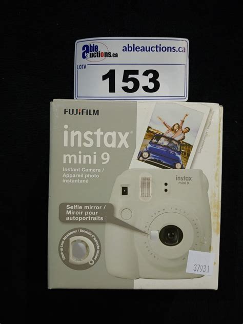 fujifilm instax mini 9 instant camera smoky white able