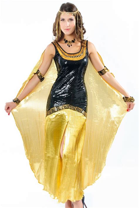 golden cleopatra costume
