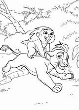 Kion Garde Bunga Kleurplaat Guardia Savane Courent Coloriages Coloriez Teckningar Simba Scar Leeuwenwacht Leão Colorear Desenho Malarbilder Laminas Imprime Aprendan sketch template