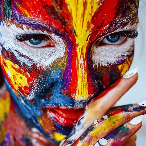 filecolorful face painting jpg wikimedia commons