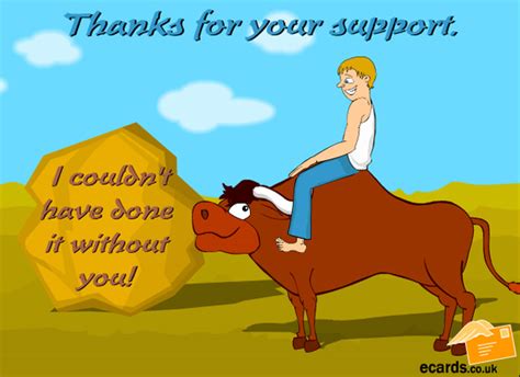 ecards thanks for the support