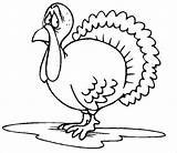 Turkey Coloring Template Pages Cute Templates Color Terrified Pdf Clipart Shape Thanksgiving Print Animal sketch template