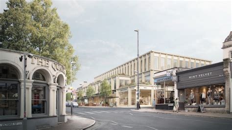 plans  replace derelict building  clifton village  shops  offices approved