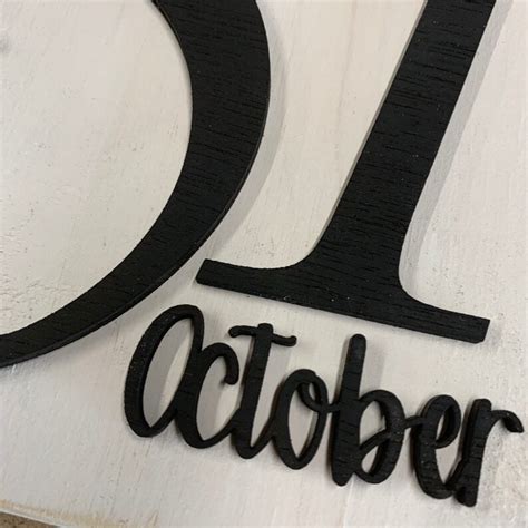 october st  wood sign halloween sign small wood sign etsy