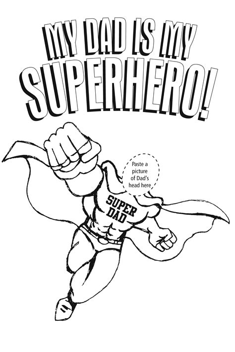 super dad coloring pages  getdrawings