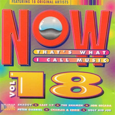 release “now that s what i call music 18” by various artists cover