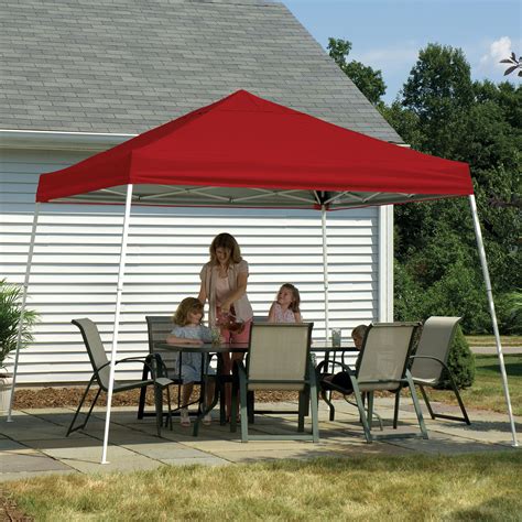 shelterlogic pop     canopy  red cover