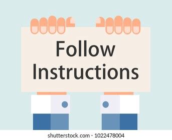 instructions images stock  vectors shutterstock