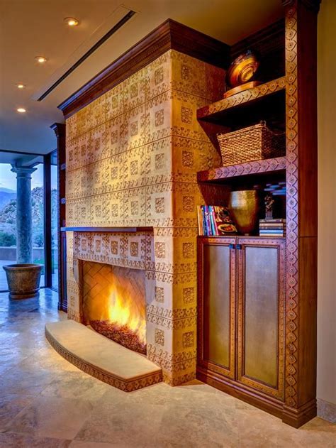 living room fireplace southwestern fireplaces white
