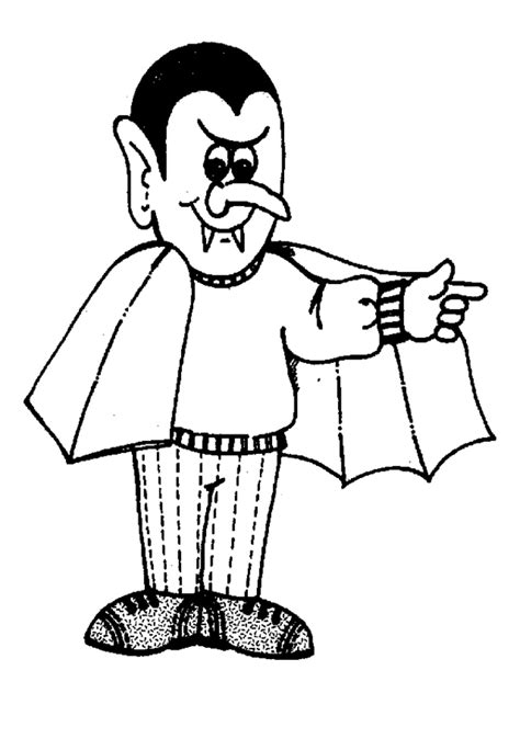 halloween vampire coloring pages coloring home
