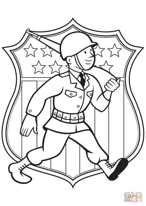 world war  american soldier coloring page  printable coloring pages