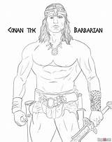 Conan Barbarian Designlooter sketch template