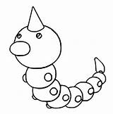 Pokemon Weedle Coloring Pages Pokémon Drawings Mega Pikachu Morningkids sketch template