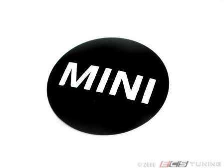 genuine mini  mini logo center cap sticker priced
