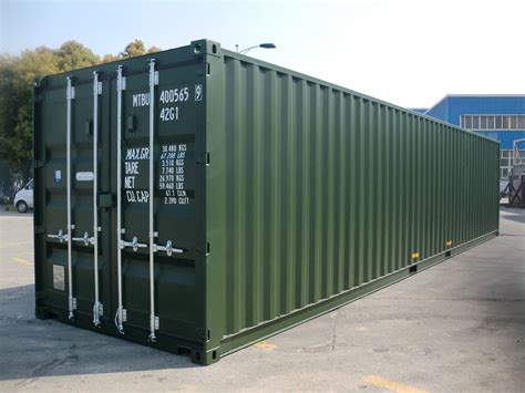 40 ft new build iso shipping containers 2015 ral 6007 dark