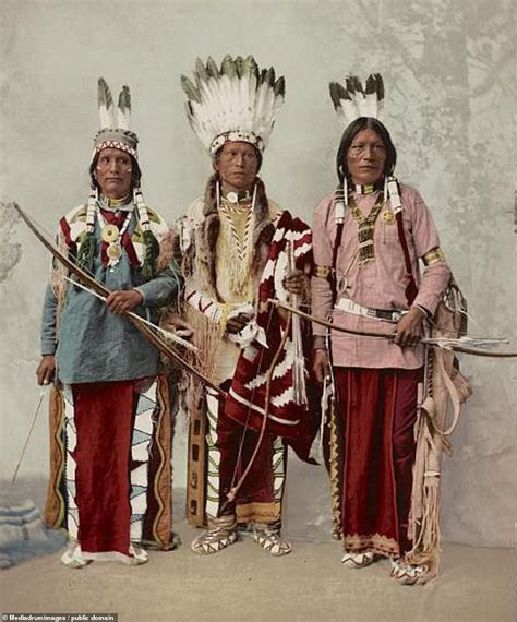 native americans   amazing colorized    years